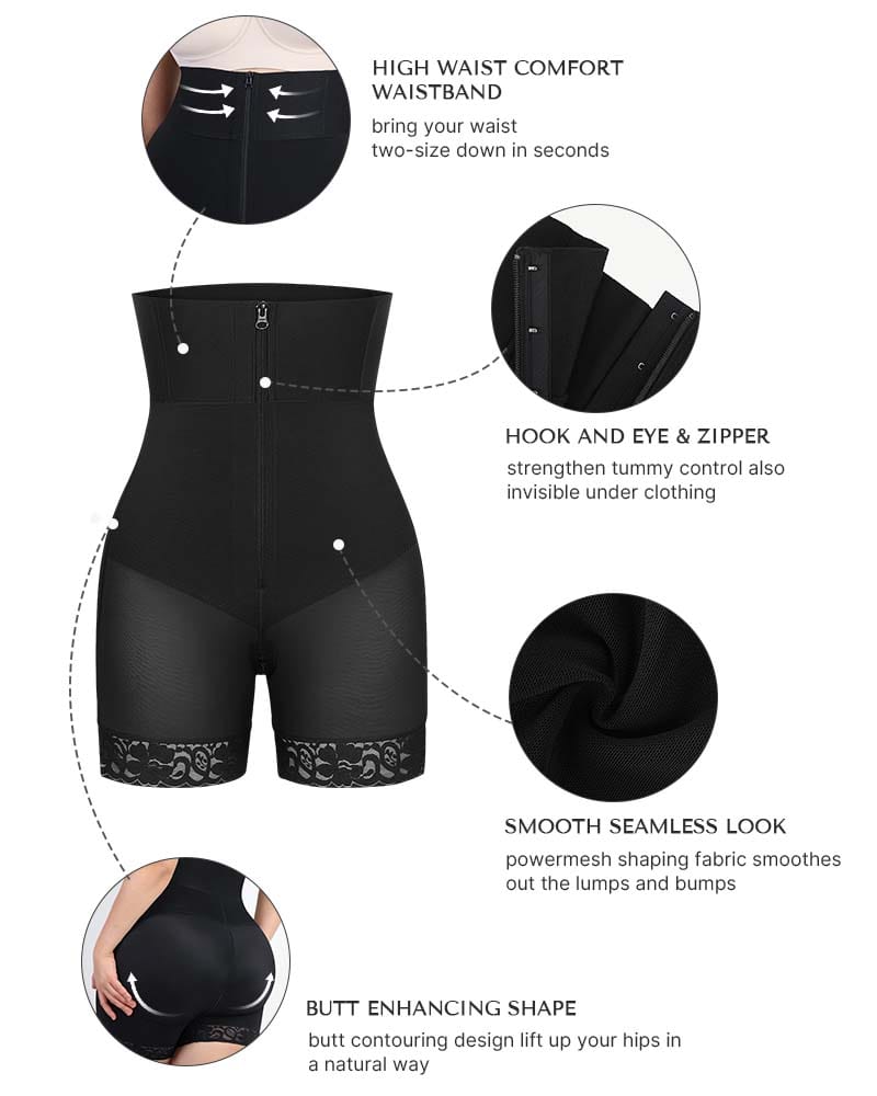 BOOT-YEAH? AirSlim? Boned Sculpt High-Waisted Short