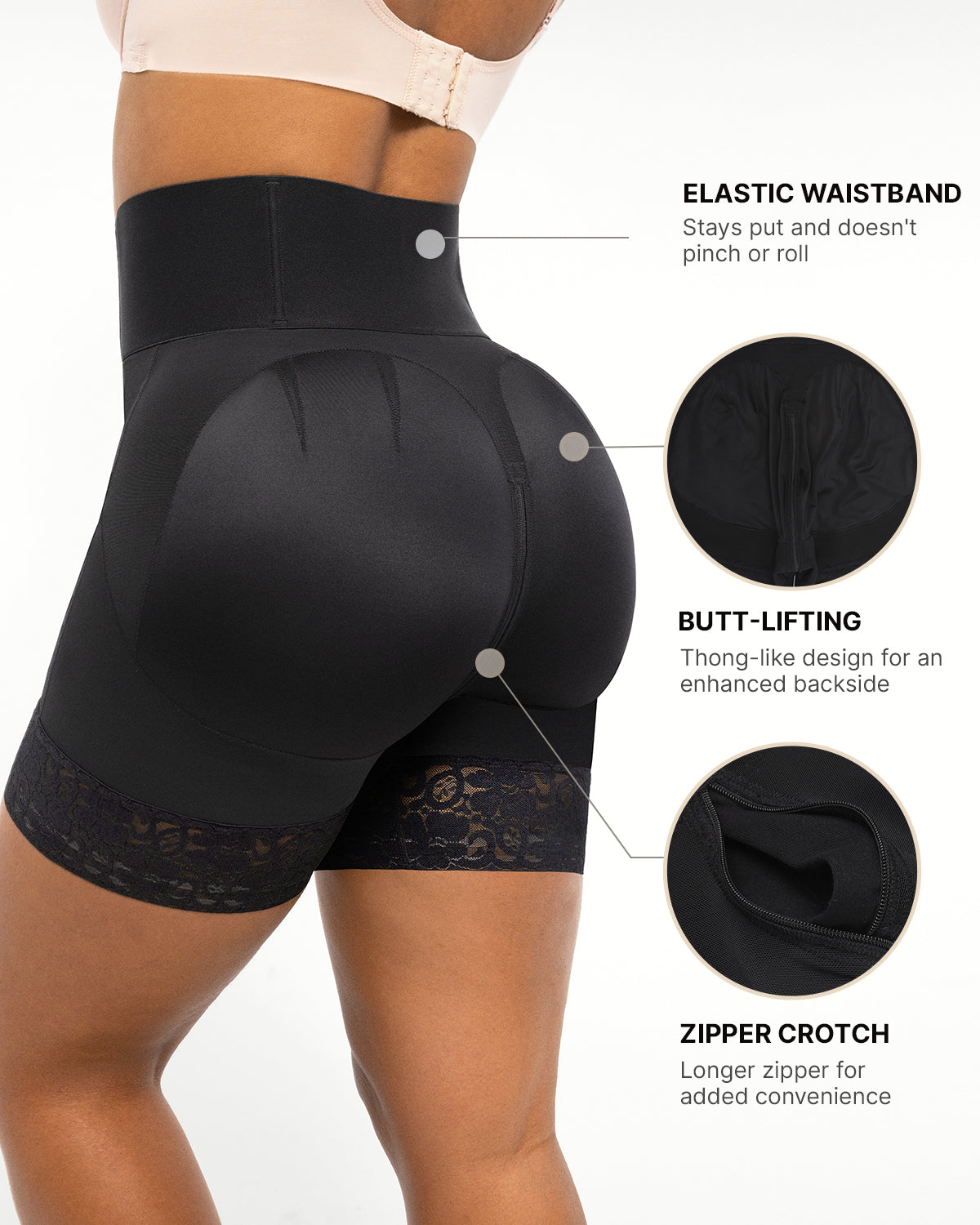 BOOT-YEAH? AirSlim? Boned Sculpt High-Waisted Short