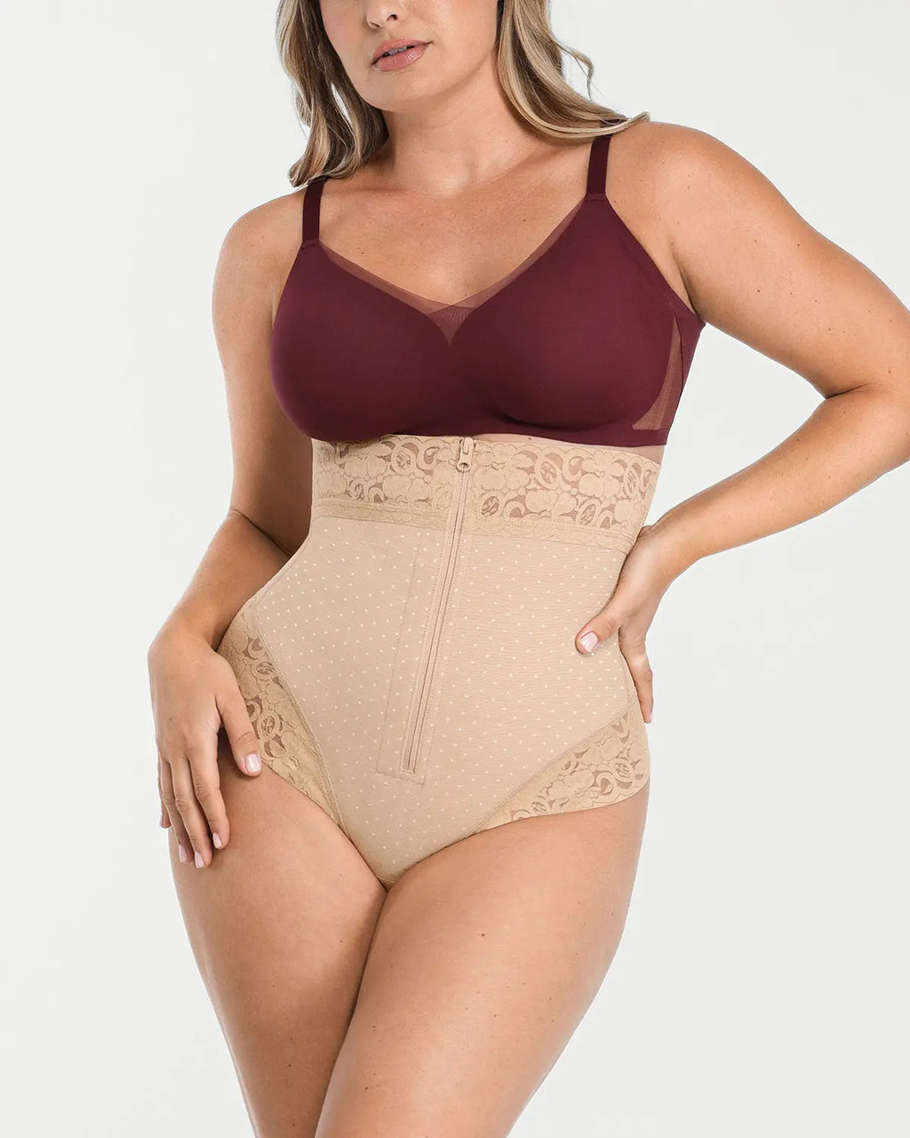Bare Essentials? AirSlim? High-Waisted Polka Dot Shaping Thong