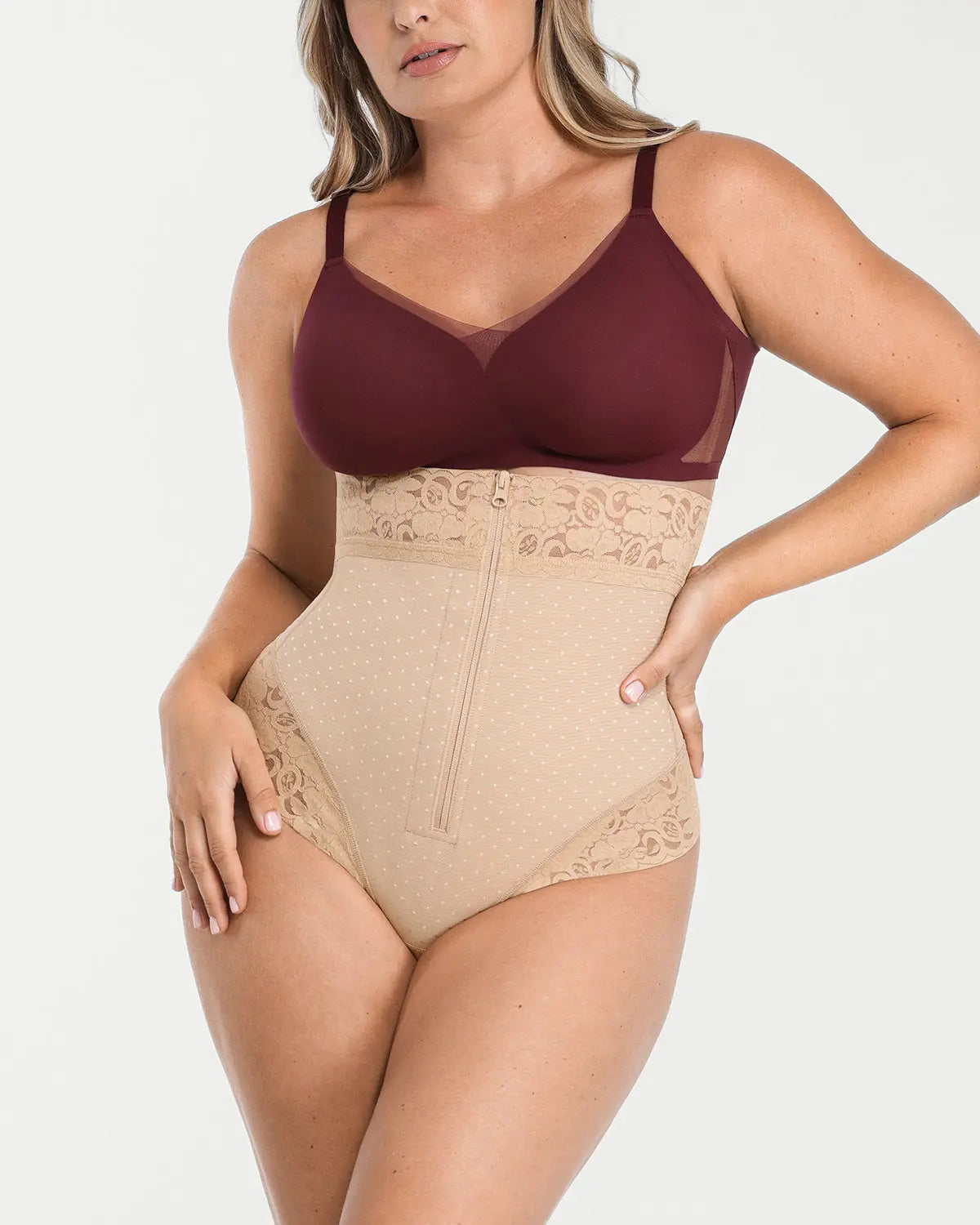 Bare Essentials? AirSlim? High-Waisted Polka Dot Shaping Thong
