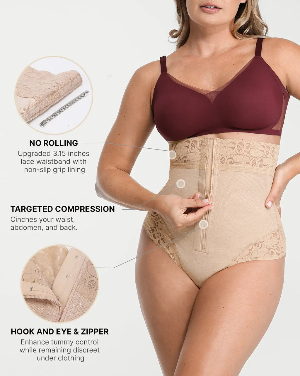 Bare Essentials? AirSlim? High-Waisted Polka Dot Shaping Thong