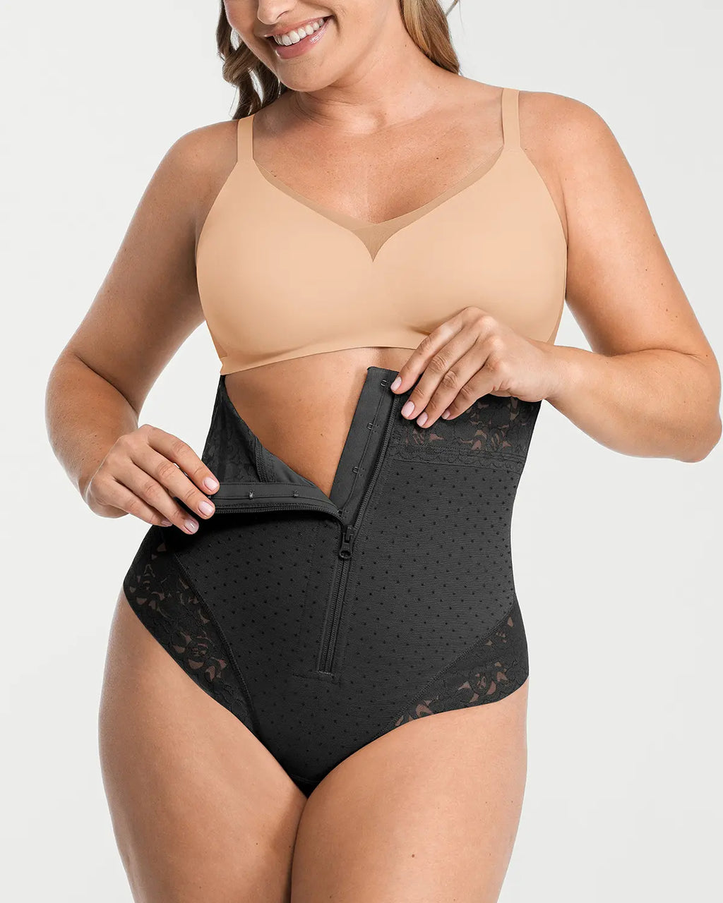 Bare Essentials? AirSlim? High-Waisted Polka Dot Shaping Thong