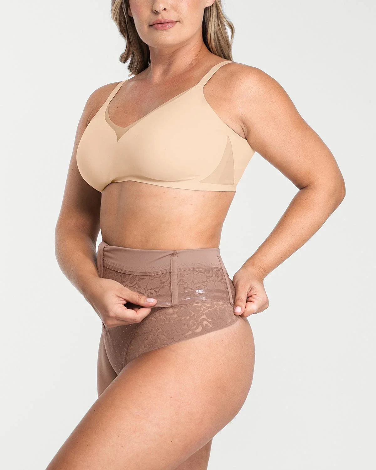 Bare Essentials? AirSlim? High-Waisted Polka Dot Shaping Thong