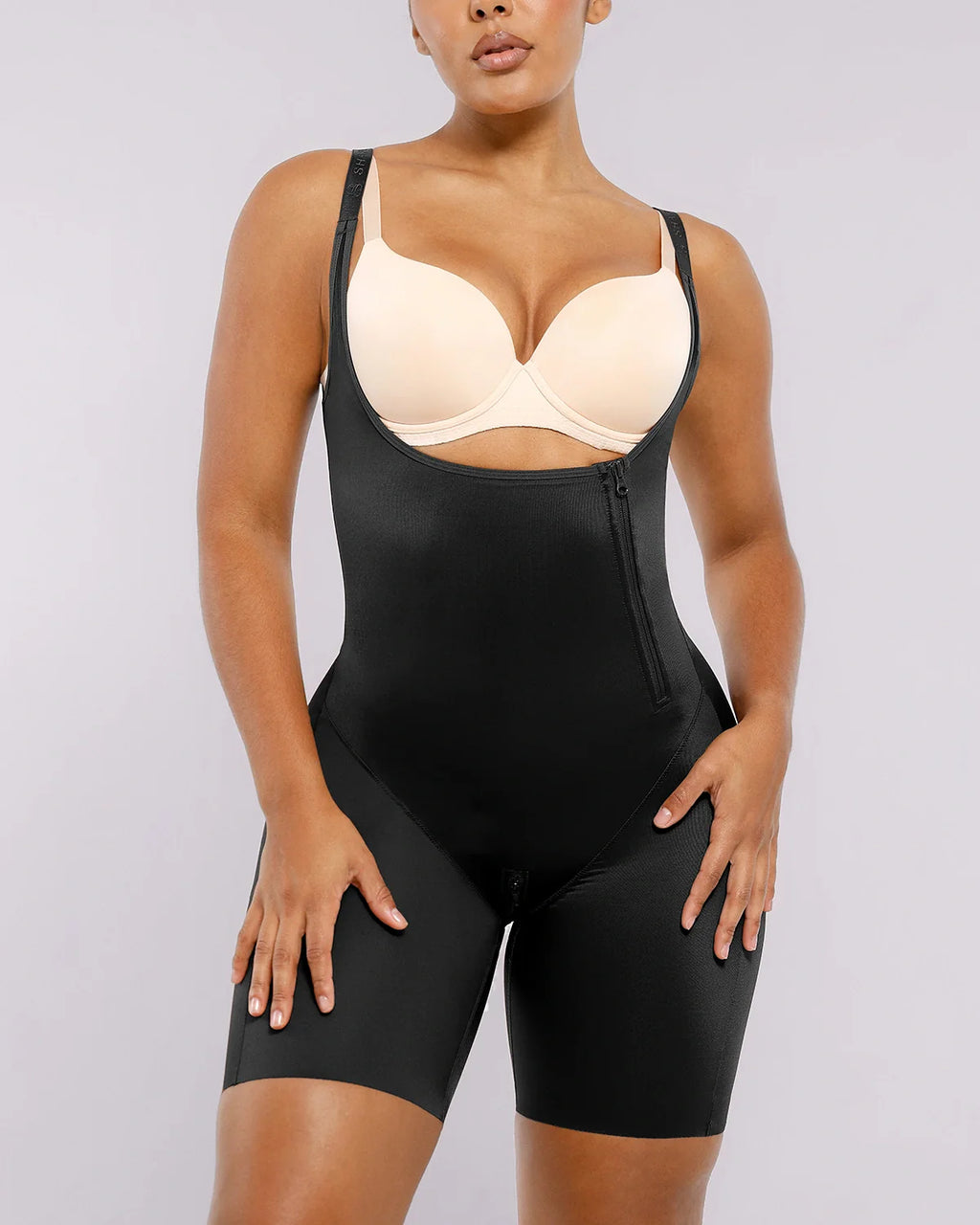 BOOT-YEAH? SilkSculpt Open Bust Full Bodysuit