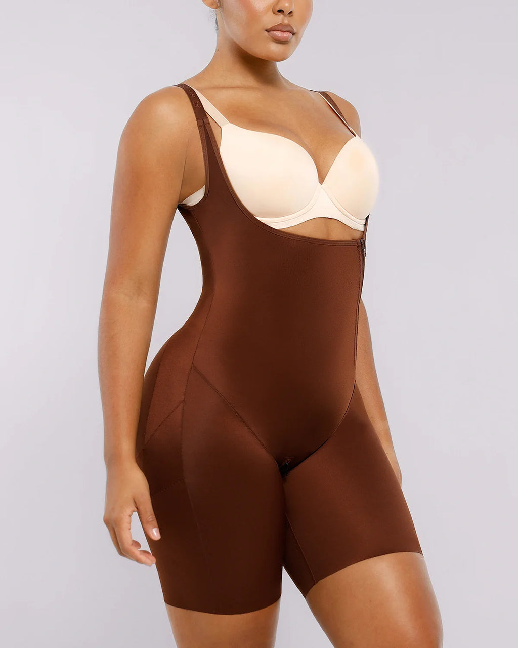 BOOT-YEAH? SilkSculpt Open Bust Full Bodysuit