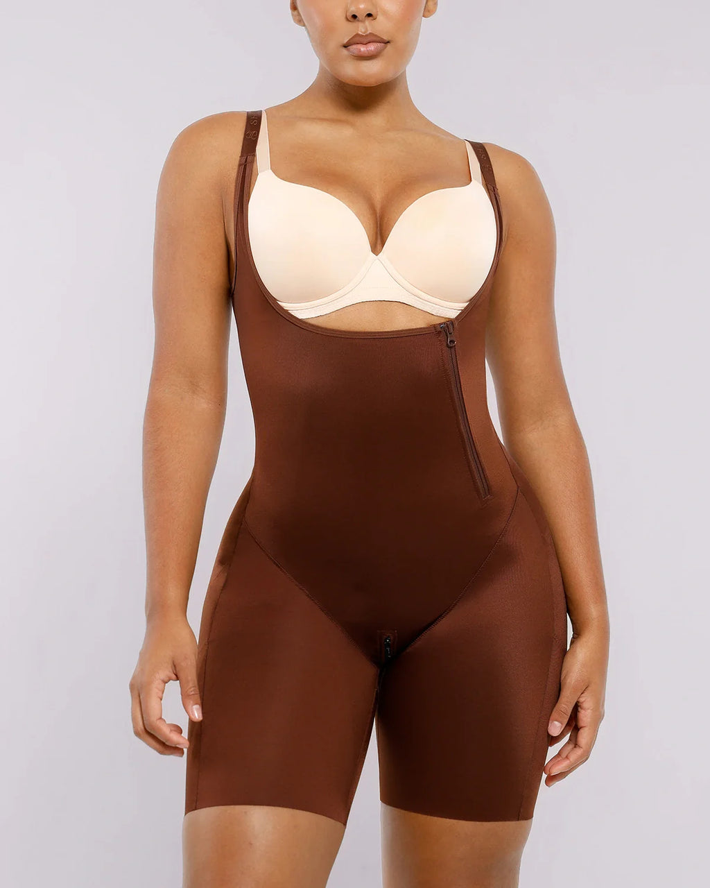BOOT-YEAH? SilkSculpt Open Bust Full Bodysuit