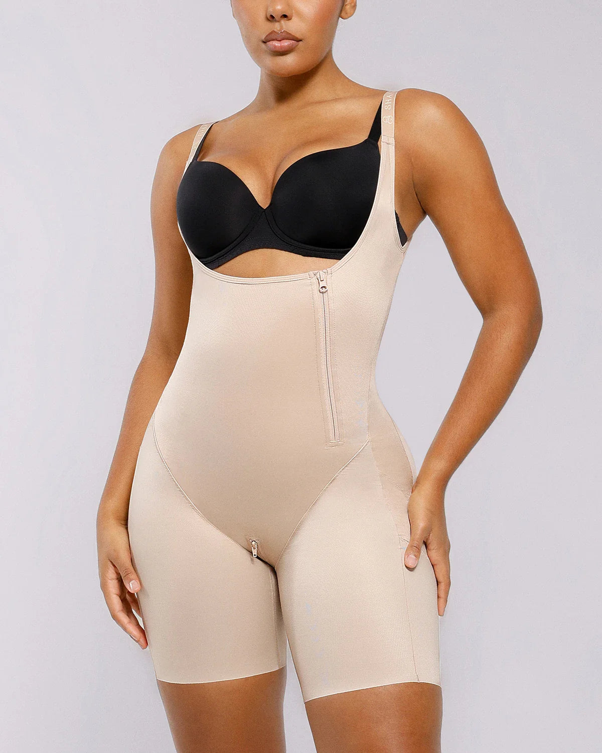 BOOT-YEAH? SilkSculpt Open Bust Full Bodysuit