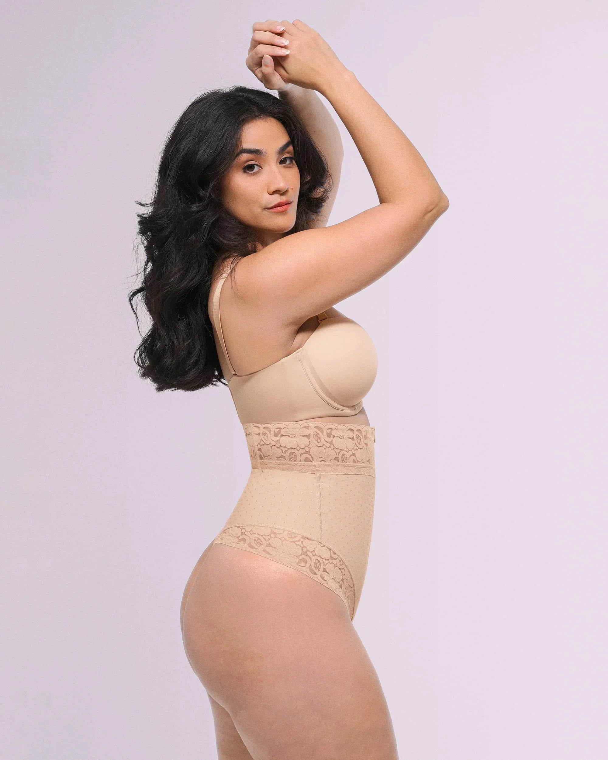 Bare Essentials? AirSlim? High-Waisted Polka Dot Shaping Thong