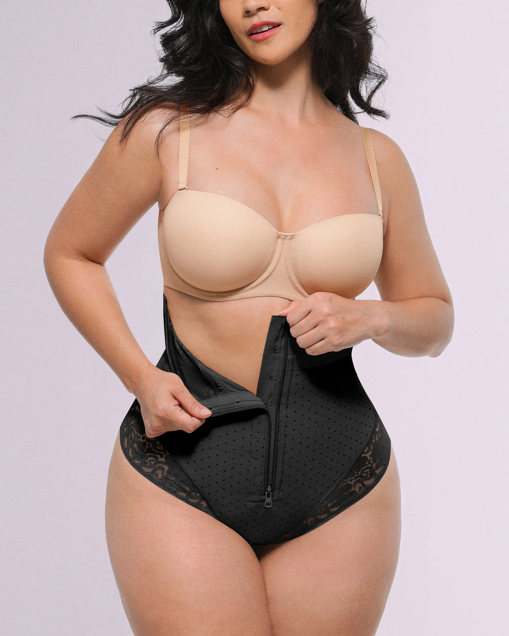 Bare Essentials? AirSlim? High-Waisted Polka Dot Shaping Thong