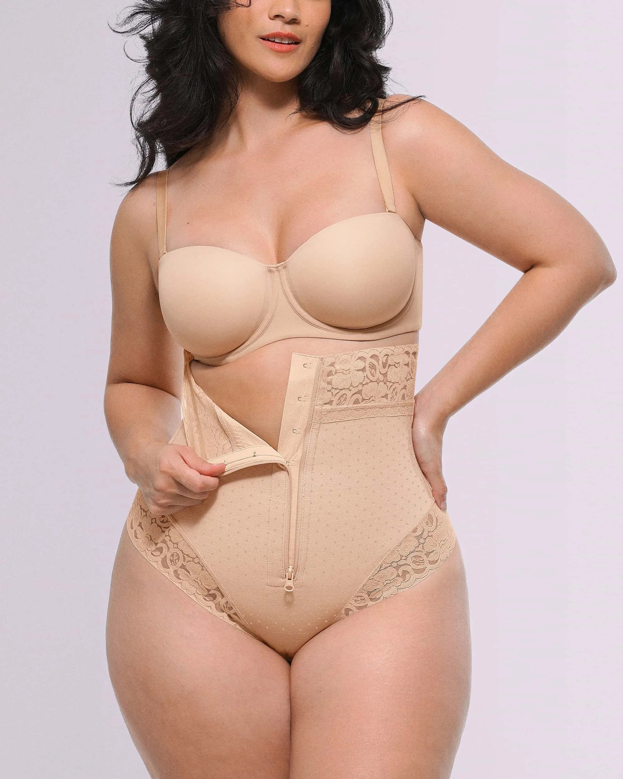 Bare Essentials? AirSlim? High-Waisted Polka Dot Shaping Thong