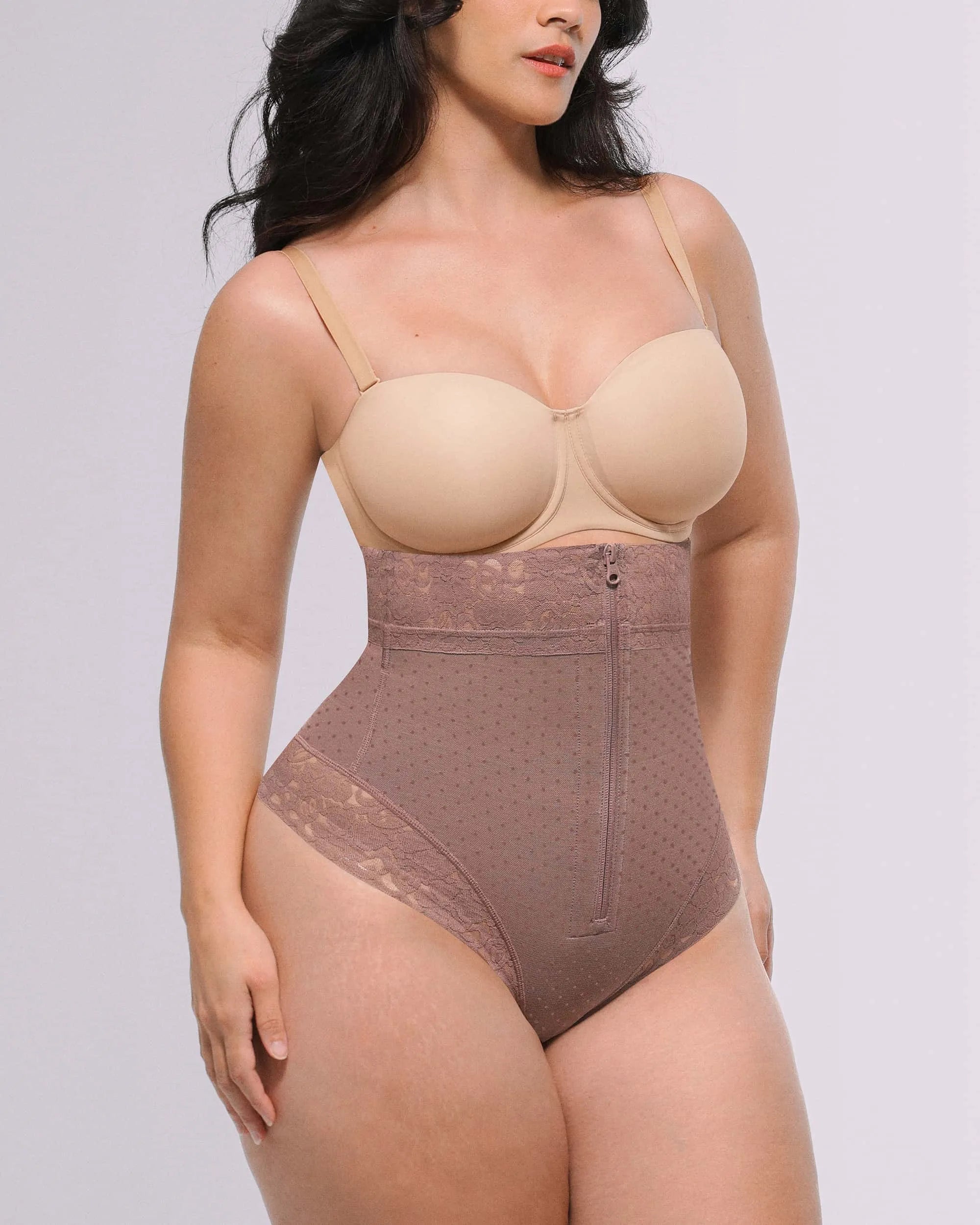 Bare Essentials? AirSlim? High-Waisted Polka Dot Shaping Thong