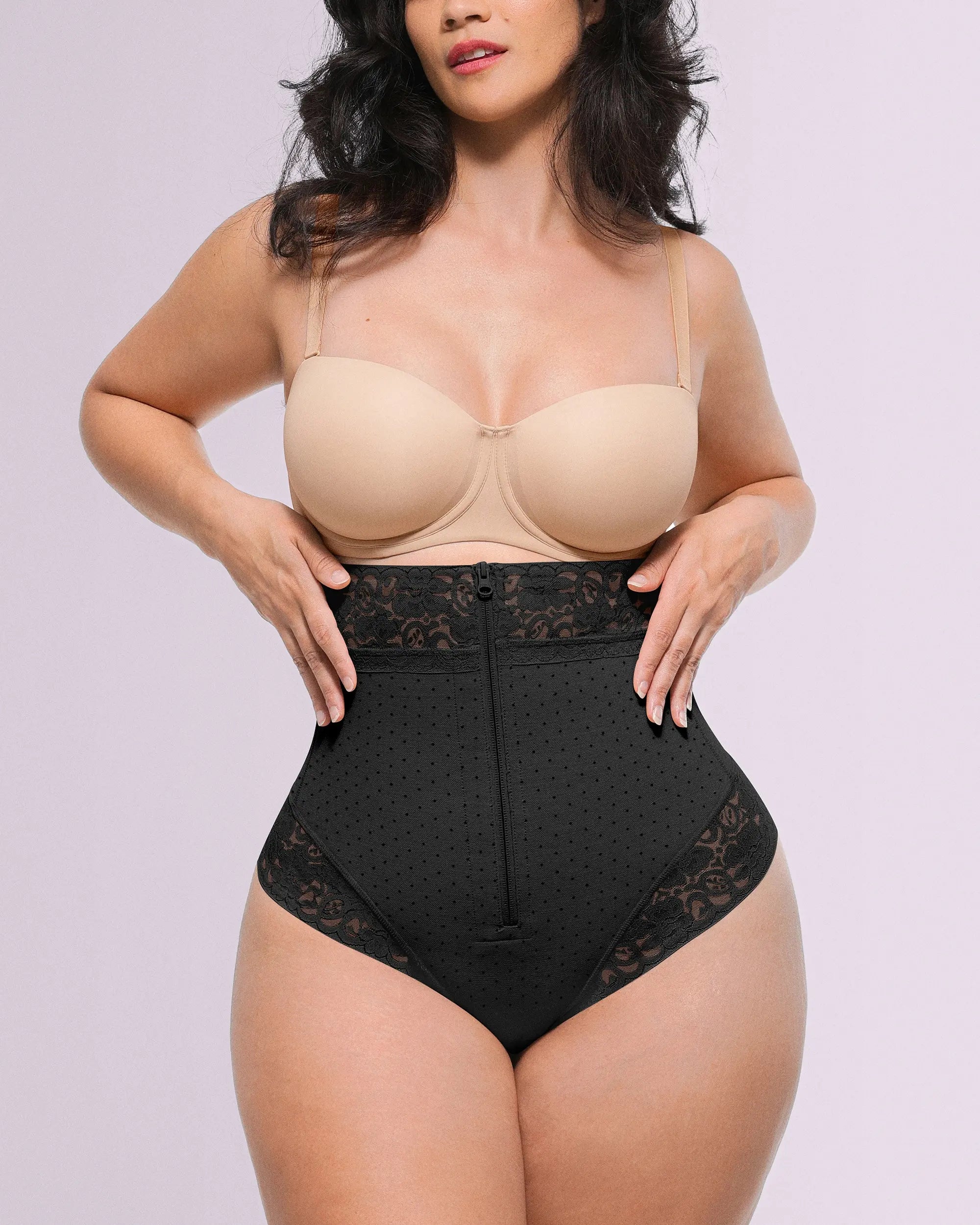 Bare Essentials? AirSlim? High-Waisted Polka Dot Shaping Thong