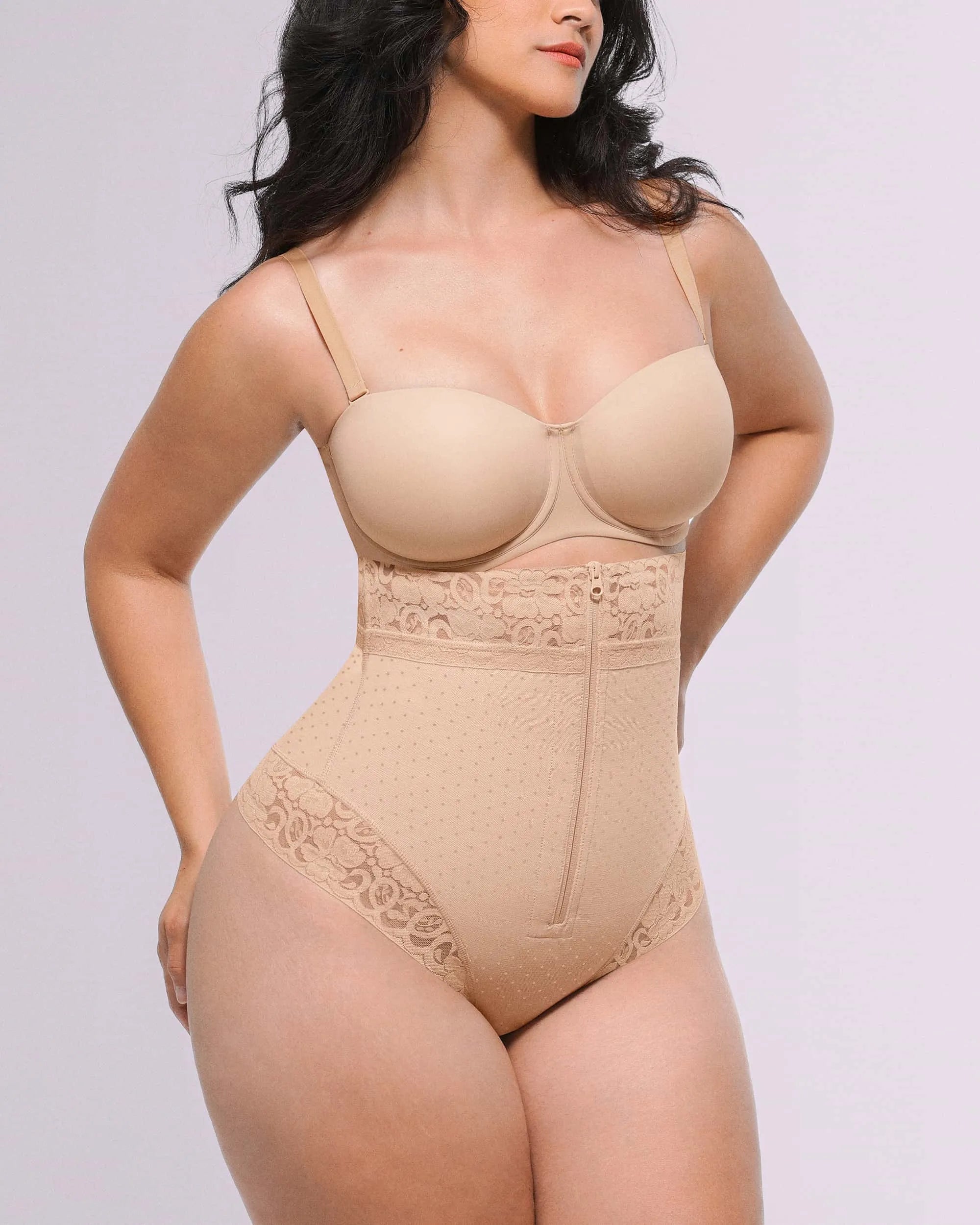 Bare Essentials? AirSlim? High-Waisted Polka Dot Shaping Thong