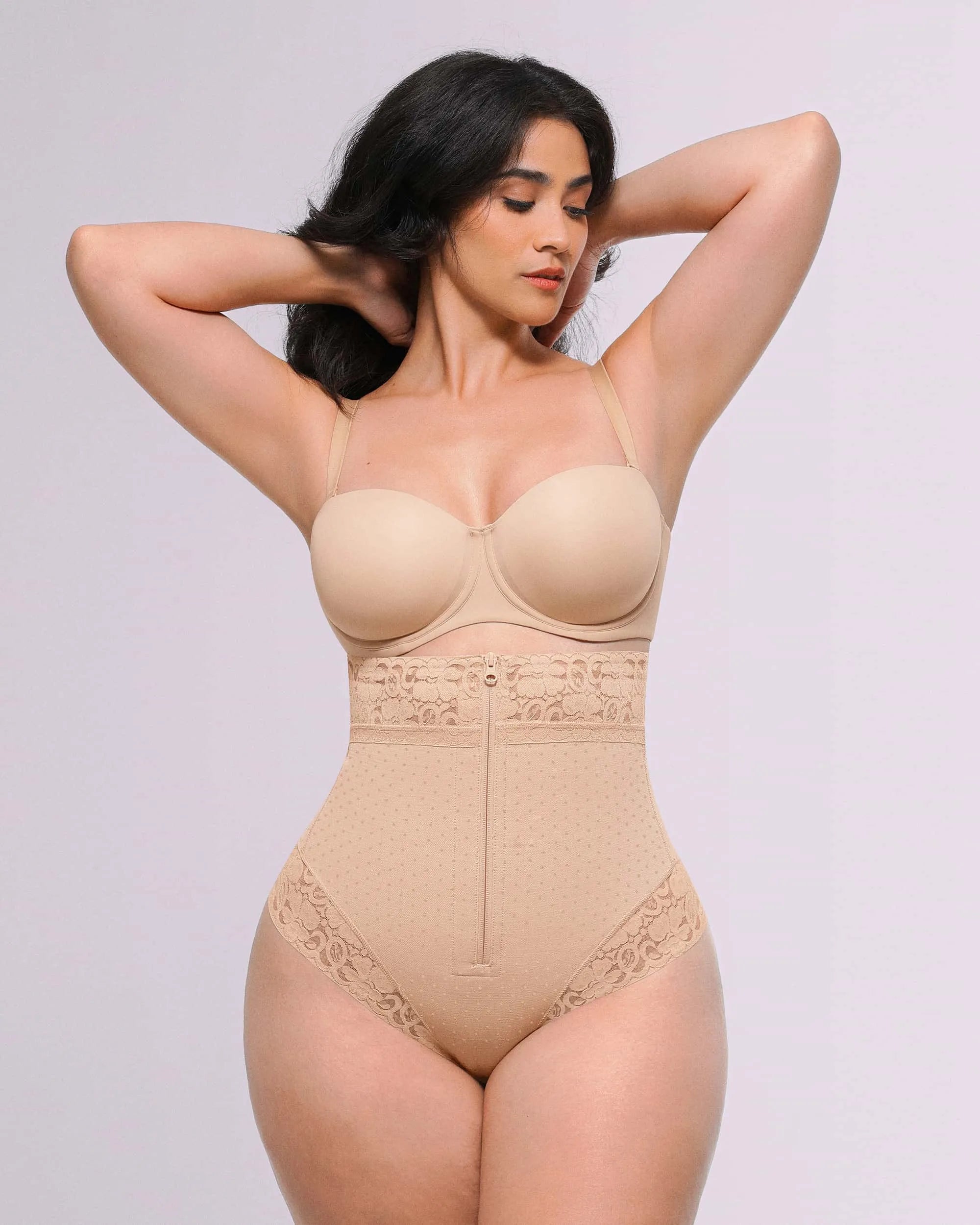Bare Essentials? AirSlim? High-Waisted Polka Dot Shaping Thong