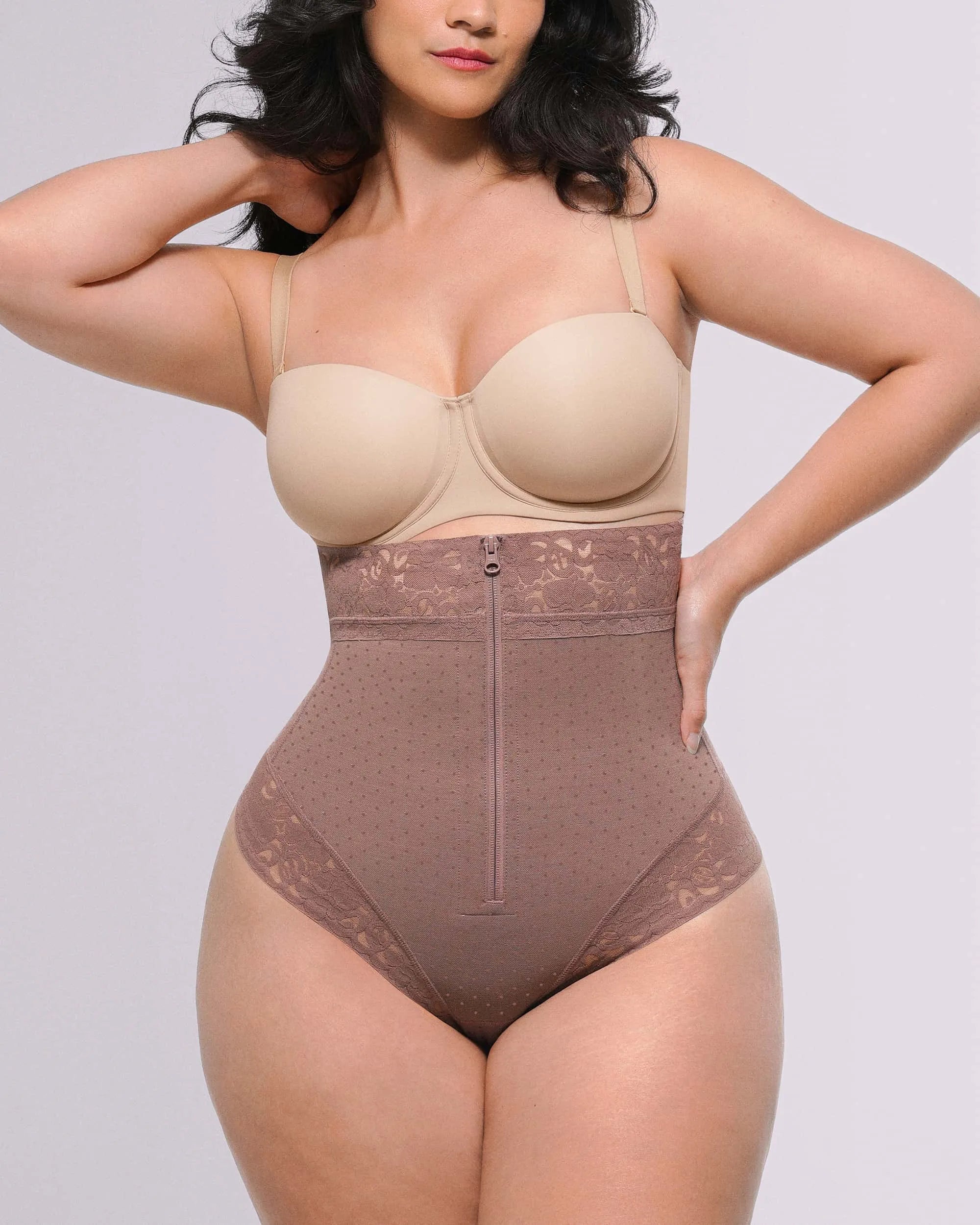 Bare Essentials? AirSlim? High-Waisted Polka Dot Shaping Thong