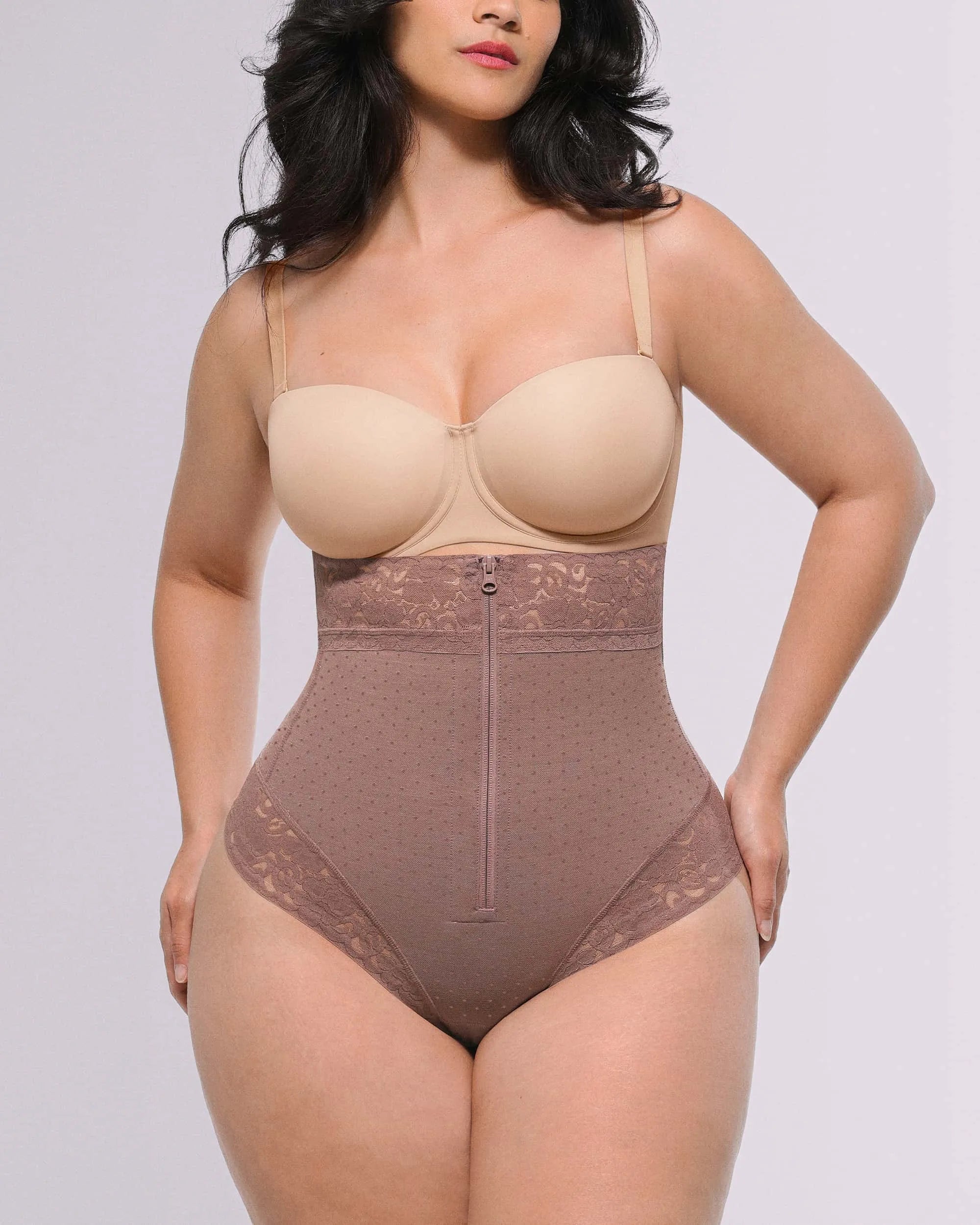 Bare Essentials? AirSlim? High-Waisted Polka Dot Shaping Thong