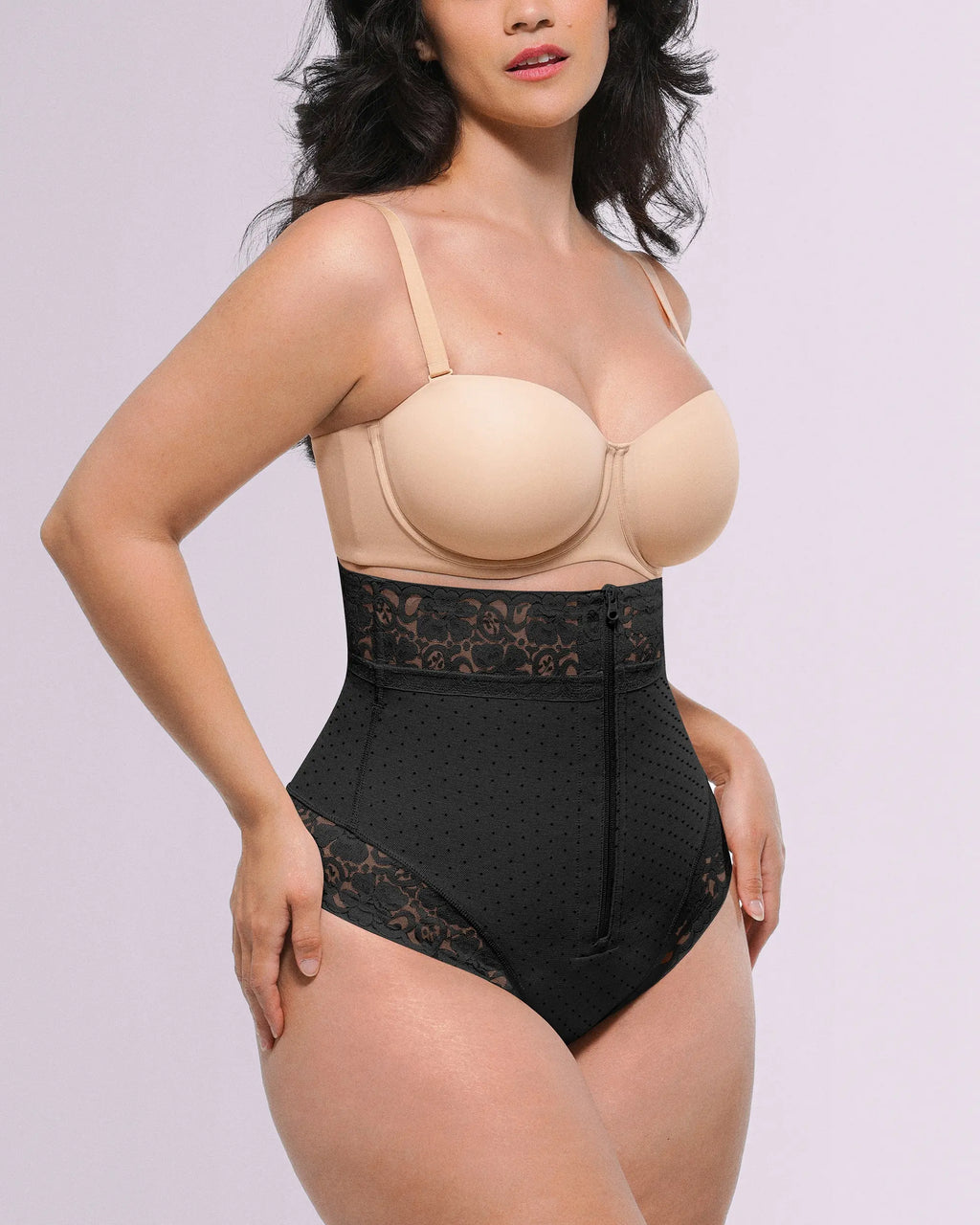 Bare Essentials? AirSlim? High-Waisted Polka Dot Shaping Thong