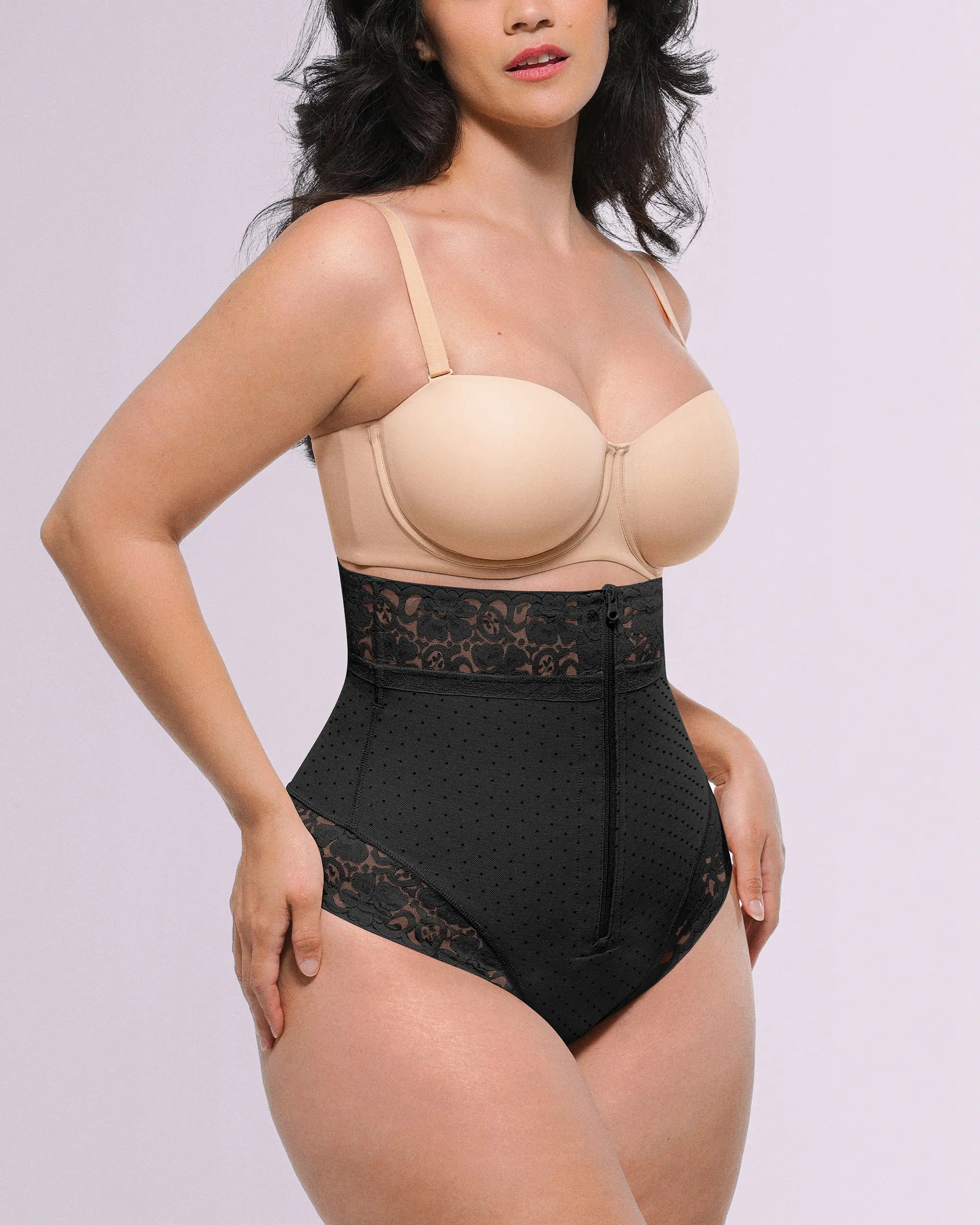 Bare Essentials? AirSlim? High-Waisted Polka Dot Shaping Thong