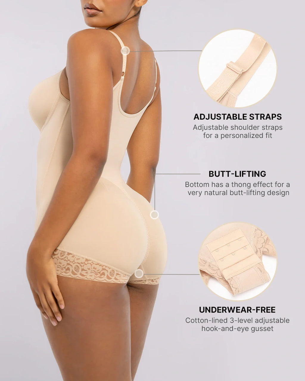 Bare Essentials? AirSlim? Hourglass Full Body Brief Bodysuit