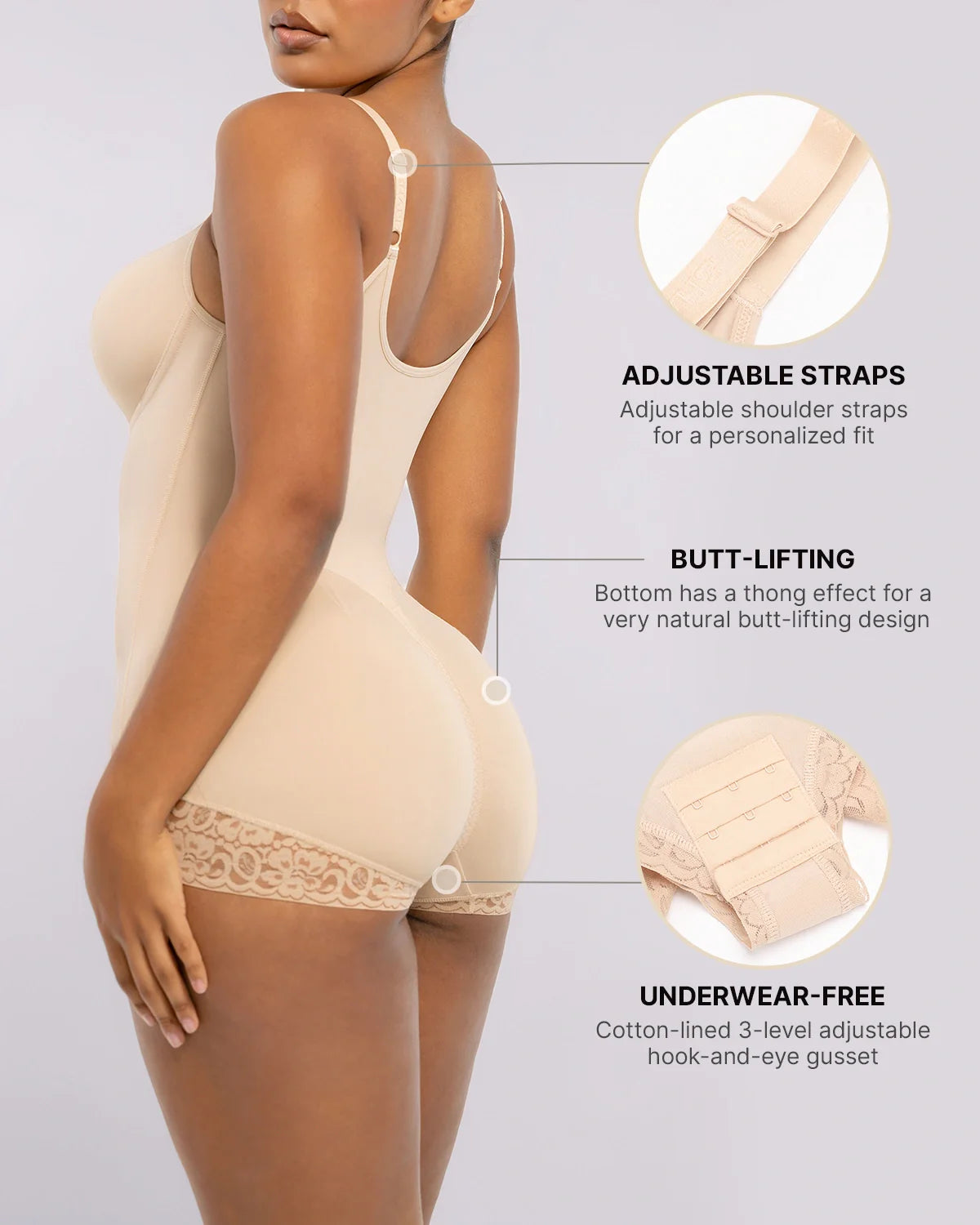 Bare Essentials? AirSlim? Hourglass Full Body Brief Bodysuit