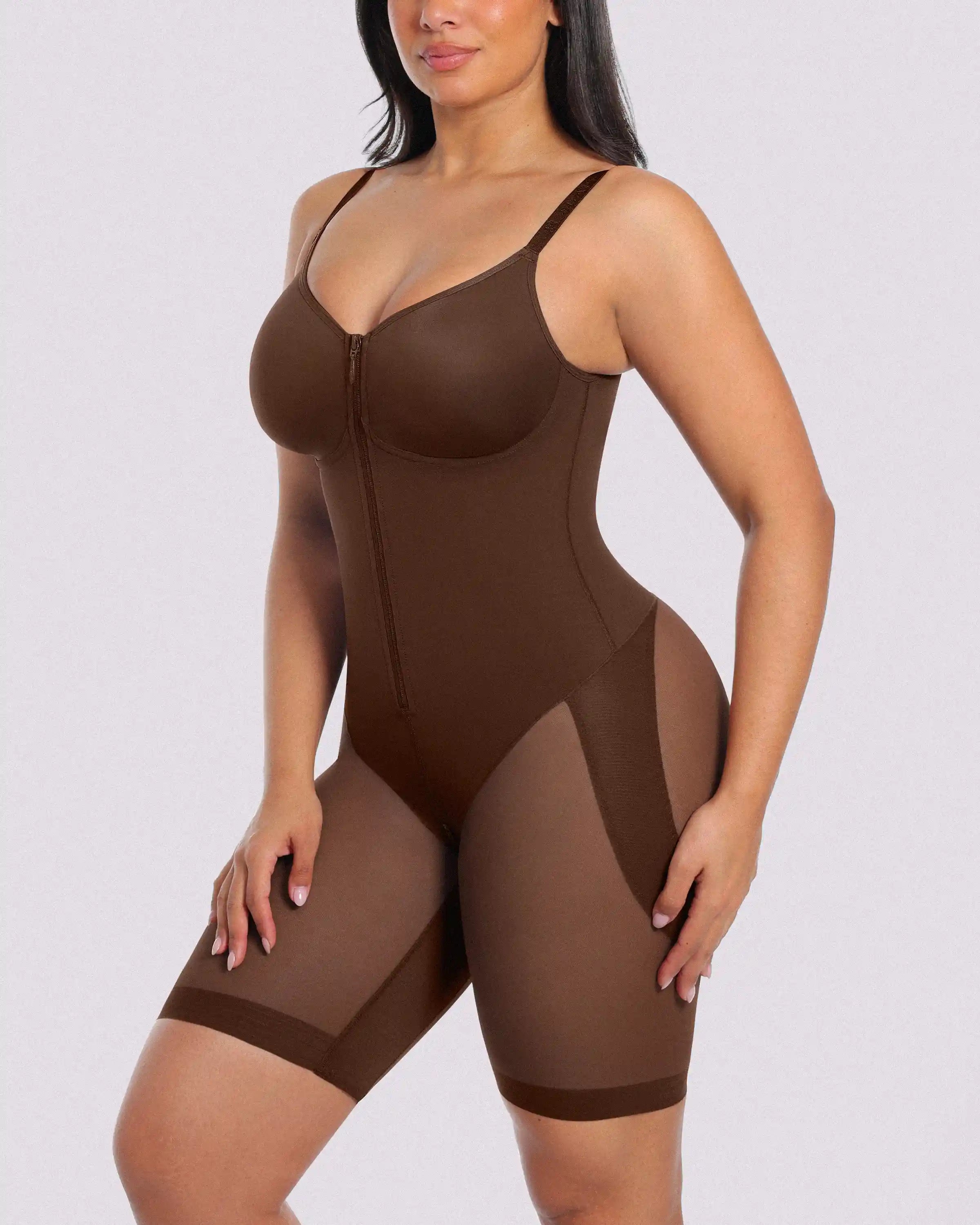 Bare Essentials? AirSlim? Hourglass Full Body Mid Thigh Bodysuit