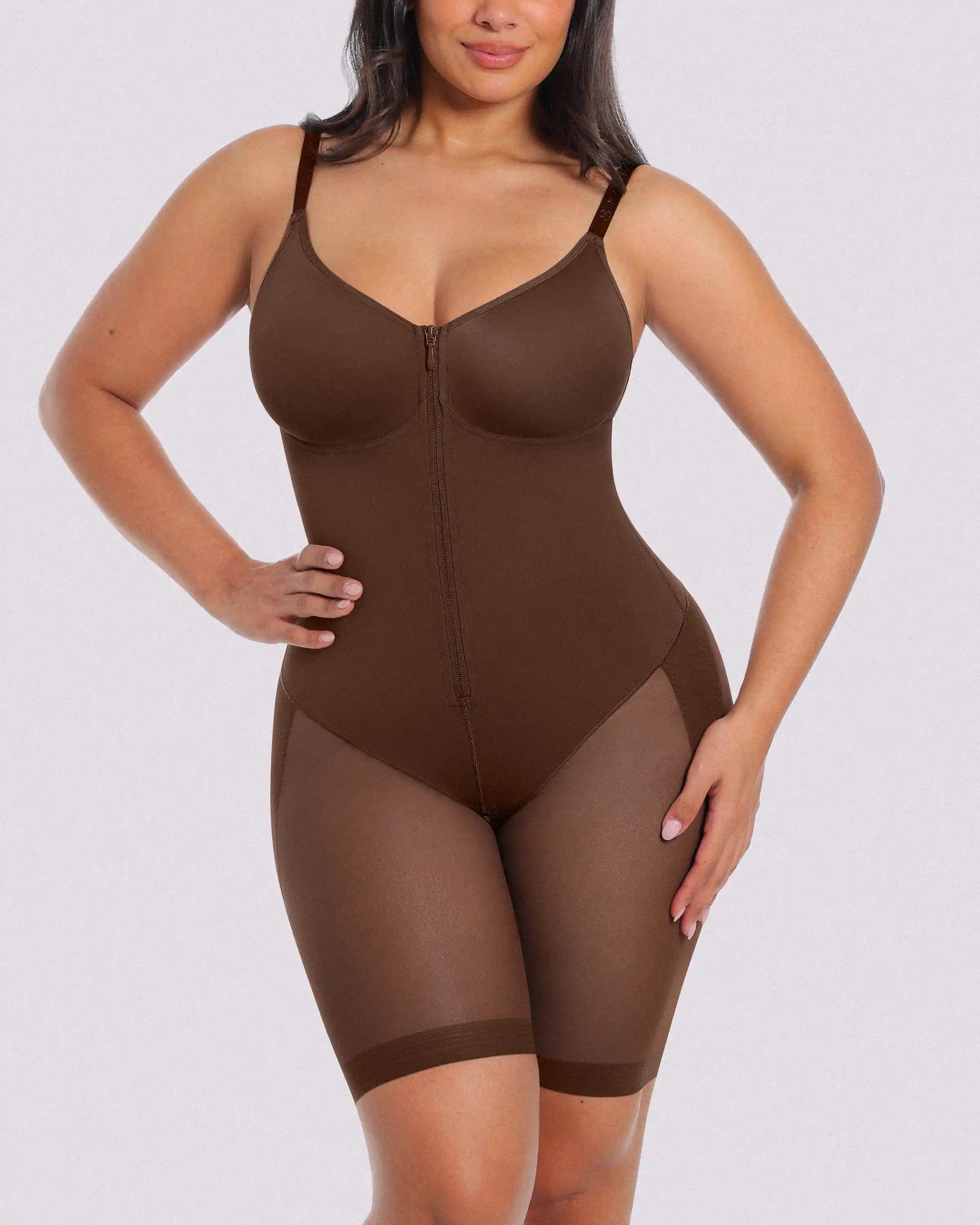 Bare Essentials? AirSlim? Hourglass Full Body Mid Thigh Bodysuit