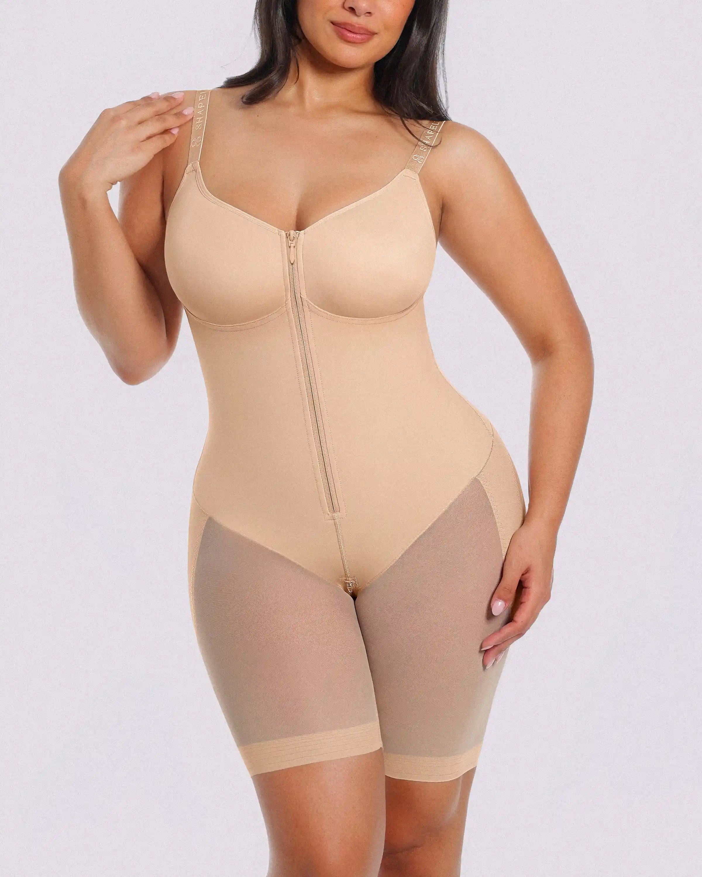 Bare Essentials? AirSlim? Hourglass Full Body Mid Thigh Bodysuit