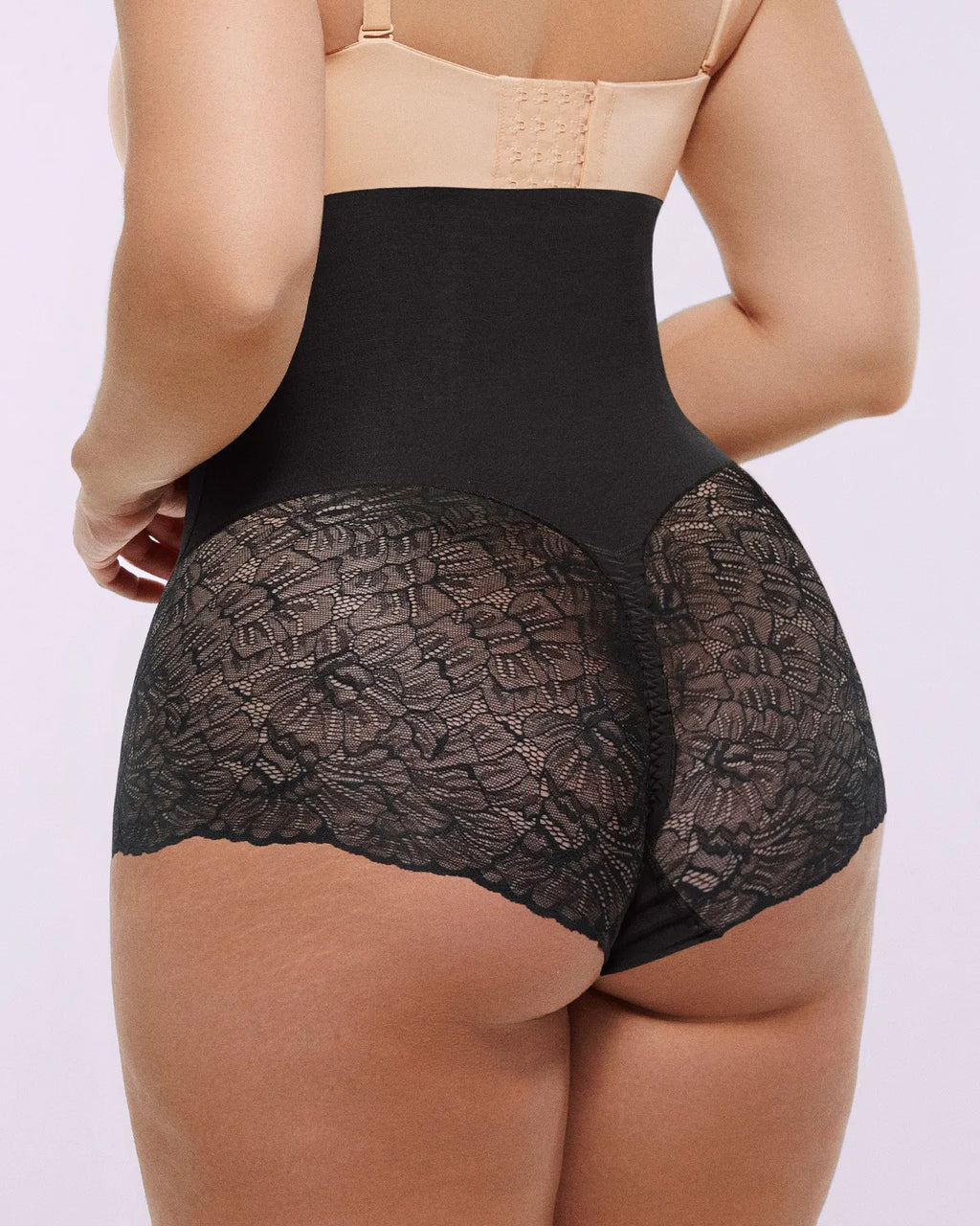 Bare Essentials? MeshSmooth? High-Waisted  Sheer Lace Brief